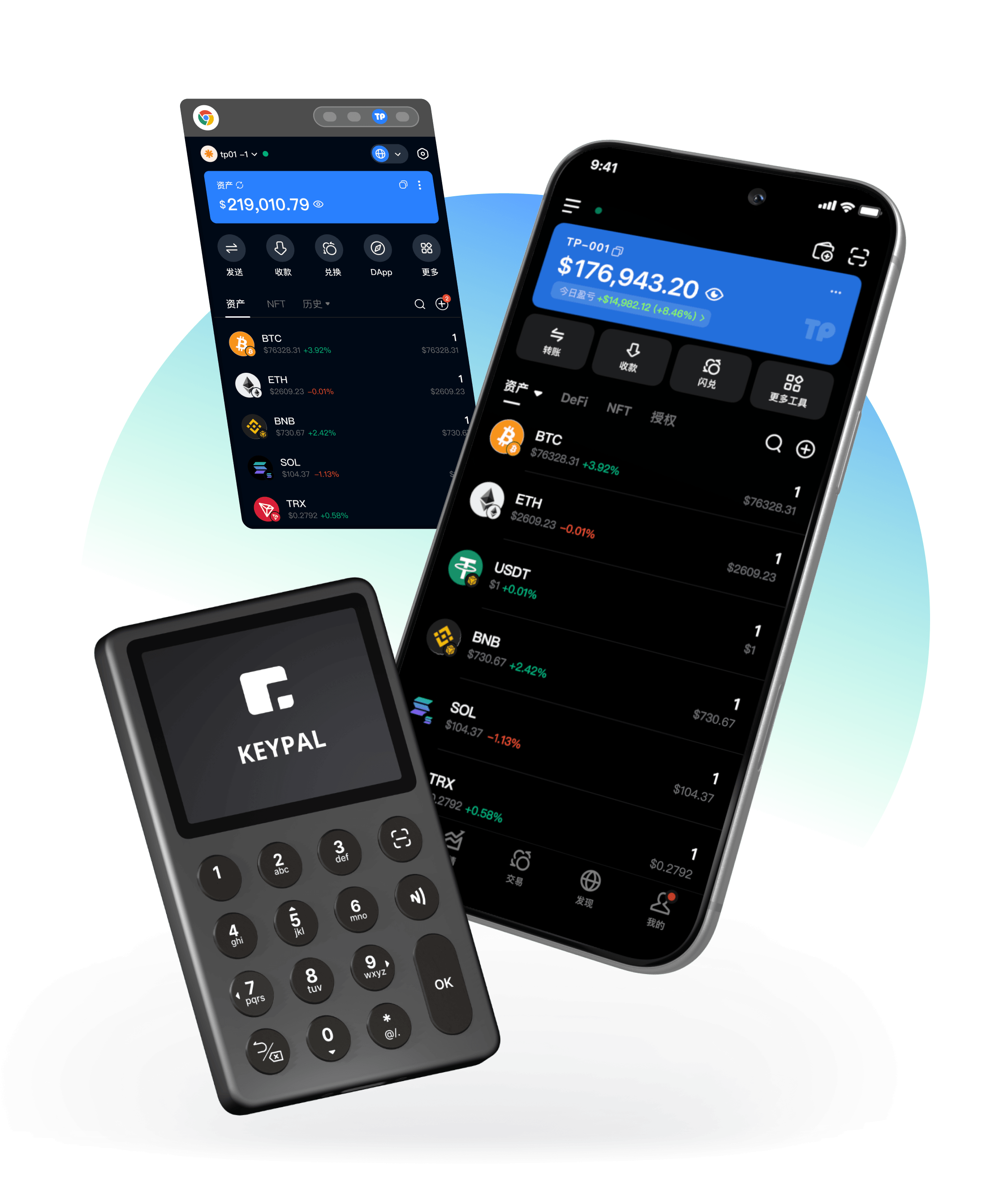 TokenPocket數字資產錢包 App 主視覺